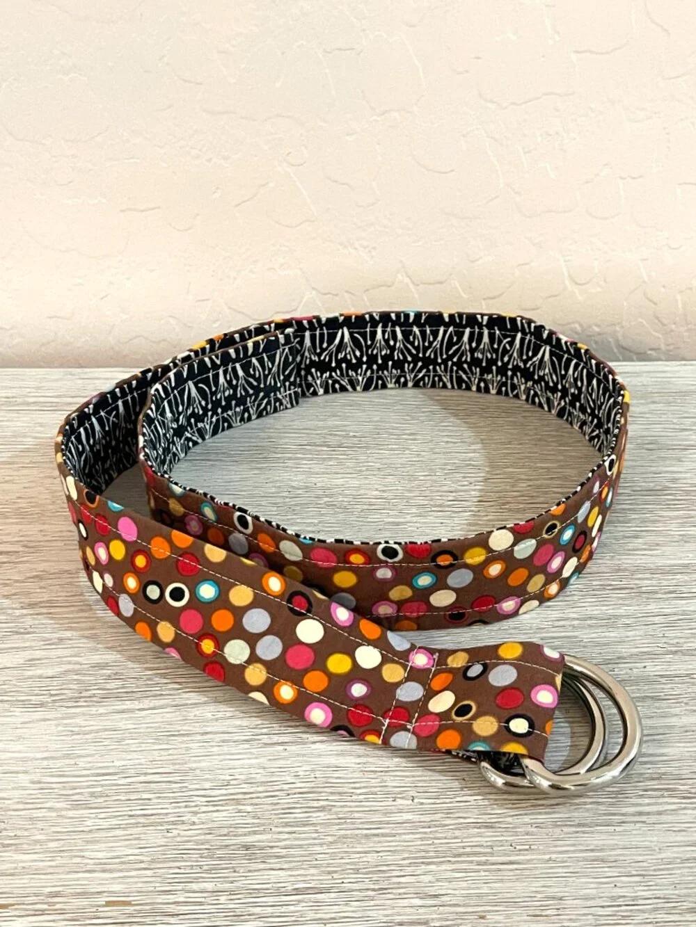 Belly Loops Fabric Belt Colorful Dot Flower